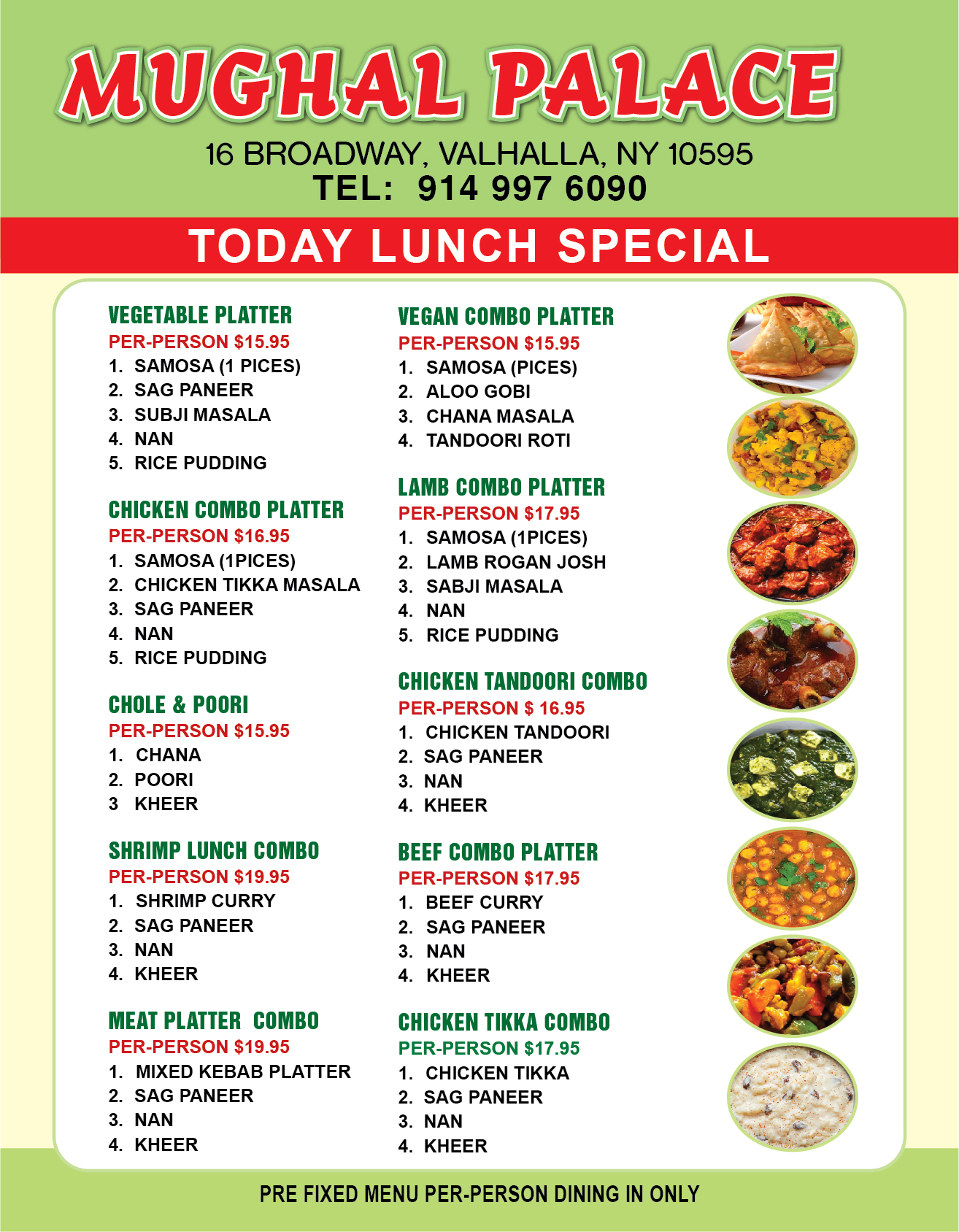 Lunch Specials